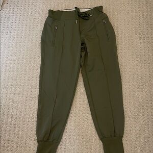 Womens Olive Green Jogger Pants